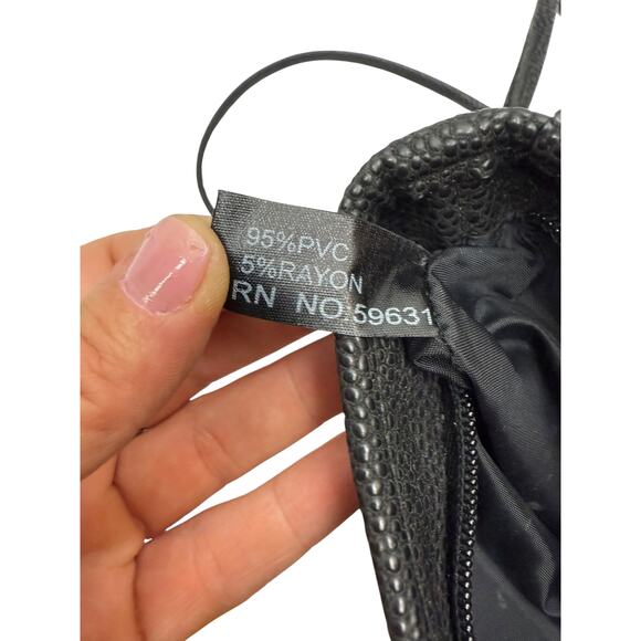 90's METROGEAR faux stingray mini bag - Picture 3 of 6